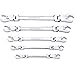 KD Tools (KDT89100) 5 Piece Ratcheting Flex Flare Nut Wrench Set - SAE