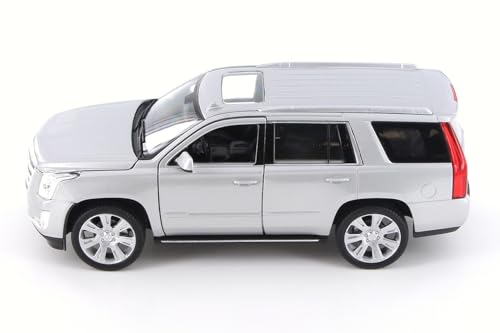 Modelo Escalade SUV 2017 Plata 1:24 miniatura 1