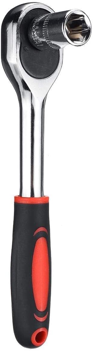 Llaves de Vaso Llaves de Carraca Juego de Herramientas manuales combinadas de Varilla de extensión con Llave de trinquete de 1/4 Pulgadas, 12 Piezas 1011