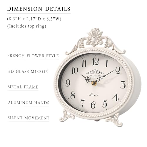 Abdurey French Rustic Table Clock product photo Abdurey French Rustic Table Clock product