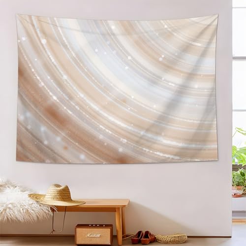 Lignes luxueuses Lumière d'étoile en forme d'anneau Tapisserie