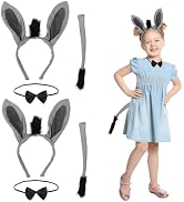 Fennoral 4pz Set Costume da Dalmata Costume da Cane di Carnevale