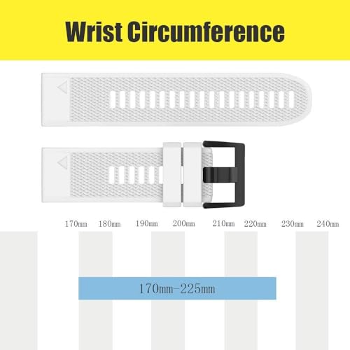Bracelet silicone Fenix 3 et Tactix 26mm de largeur