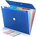 SKYDUE Dokumentenmappe A4 7 Fächern, Fächermappe Mit Gummizug, Document Organizer/Ordner Mappe/Ordnungsmappe Für Büro Hause Schule Dokumente(Blau) Organizer,Auto günstig Kaufen-SKYDUE Dokumentenmappe A4 7 Fächern, Fächermappe Mit Gummizug, Document Organizer/Ordner Mappe/Ordnungsmappe Für Büro Hause Schule Dokumente(Blau)