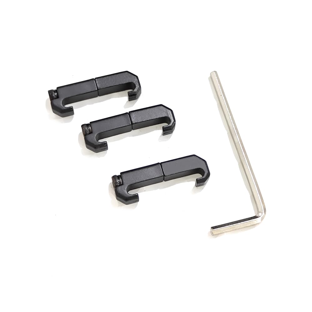 HWZ 3 unids táctico metal carril cubierta cable clip sistema de gestión modular linterna cola Picatinny carril cubierta Caza Accesorios