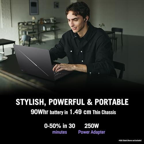 Image of ASUS ROG Zephyrus G16 (2026),Intel Core Ultra 9 386H (Series 3),RTX 5070 Ti-12GB,32GB RAM,2TB SSD,OLED,16 inch(40 cm),240Hz,Win 11,M365 Basic(1Y),Office 24,Gray,1.9 Kg,GU606AR-TB039WS,Gaming Laptop