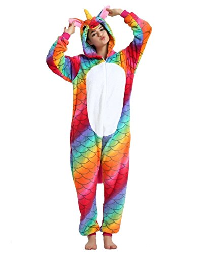 MJTP - Pijama - para mujer Mermaid-white S