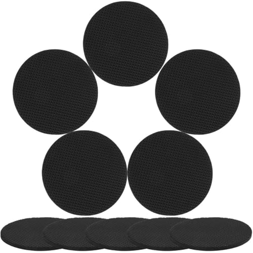 DIYEAH 12 Almohadillas Elevadoras para Patas de Mesa de Billar, Kit de Cojines Ajustables de Eva, Diámetro 8,6 Cm, Accesorio para Nivelar Mesas de Billar Hogar