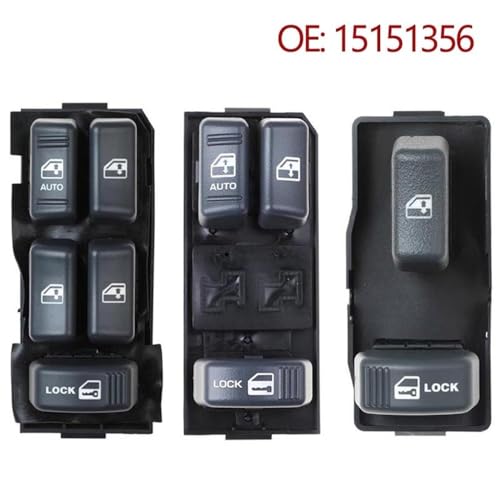 Interrupteur de vitre principal pour Blazer Tahoe et GMC - Commande électrique 15151356 - 2