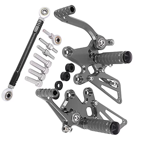 Commandes Reculées Moto CNC pour Kawasaki Ninja 250R 08-12 en Aluminium
