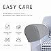 Hanhao Armrest Cover Ultra Soft Spandex Stretch Arm Cover for Recliners Sofas Chairs Loveseats Elastic Anti Slip Furniture Armrest Protector for Leather and Fabric Couch Set of 2 (Light Grey)