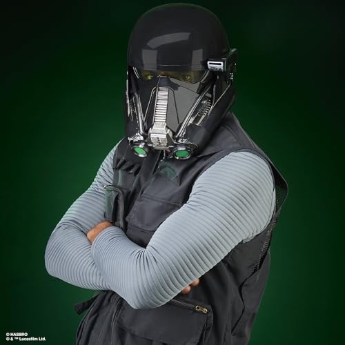 STAR WARS The Black Series Imperial Death Trooper Premium Electronic Helmet, Rogue One: A Story Roleplay Item for Ages 14 and Up3