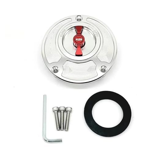 }n FZ6 FZ1 Fazer Fz6r FZ8 FZ16 CNC RKX^NLbvJo[ A~L[X I[goCANZT[ SNΉ(Sliver Red)