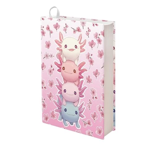 Protège-livre scolaire axolotl extensible et lavable pour le sac à dos des collégiens