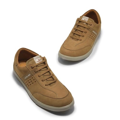 Image of Woodland Men Camel Casual Shoes