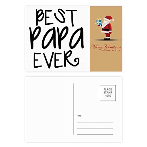 Cartes postales Bless Père Noël lot de 20 pour envoyer vos voeux sans stress avant le Nouvel An