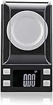 VIRAZE Electronic scale,Digital Kitchen Weighing Scales Milligram Scale, Digital Jewelry Gun Powder Scale for Reloading Microgram Scale with Back-lit LCD Display (Size : 100g/0.001g)