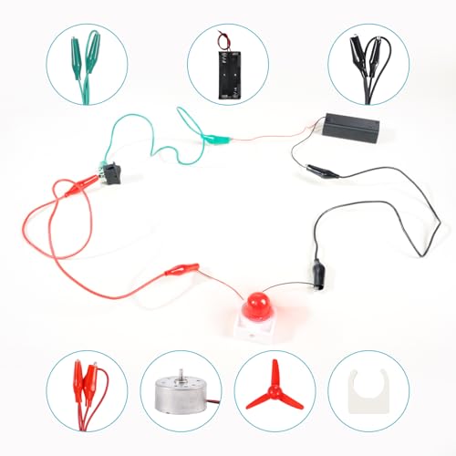 Sntieecr Electric Circuit Kit for Kids Ages 8-12, Electrical Circuits Science Project, Educational STEM Kits, Montessori Learning Kits Set for Kids, DIY STEM Engineering Project - Image 5