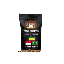 Revocup Decaf Espresso Whole Bean Coffee 12oz | Rich, Bold & Smooth | Low Acidity Gourmet Decaffeinated Espresso with Chocolate, Caramel & Fruit Notes | No Flavor Loss, 100% Arabica