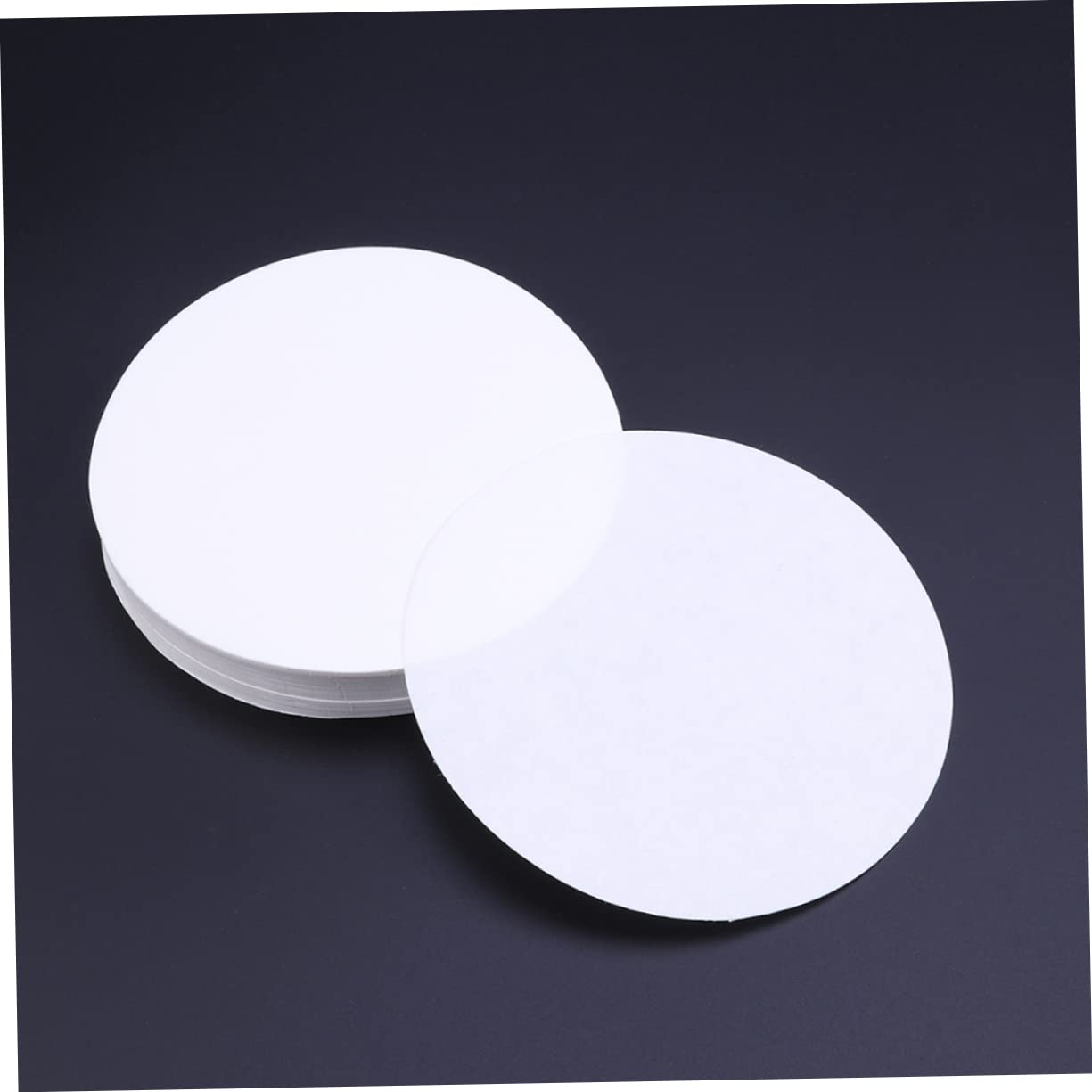Zerodeko 200Pcs Qualitative Filter Paper Medium Flow Rate Lab Paper for School and Chemistry Experiments for Science Lab Equipment