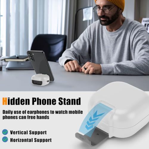 Evita pérdidas con la funda para Galaxy Buds 4 con cierre anticaídas blanco Anlinser 5