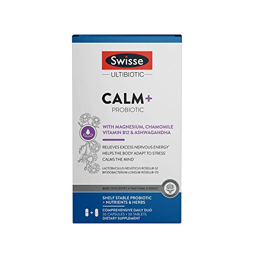 Relax Probiotics 3 Billion CFU |Probiotics for Women, Probiotics for Men and Adults | Alleviate Stress, Natural | Shelf Stable | 30 Servings