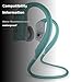 JBL JBLENDURJUMPTEL Endurance Jump Wireless Sports Headphones - Teal