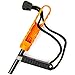 EXOTAC - polySTRIKER XL Ferrocerium Fire Starter with Snap-in Striker for Emergency Campfires and Hiking Survival Supplies (Orange/Black)