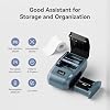 NIIMBOT M2 Thermal Transfer 2Inch Bluetooth Label Maker with White Cable Label Tape for Office Small Business School Home Cable Storage, Compatible with Phones & PC