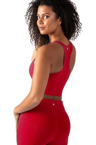 Image of YITTY Active Sports Bra Tank, Tank Top for Women with Built-in Bra, Racerback, Removable Cups, Low-Impact Yoga and Gym