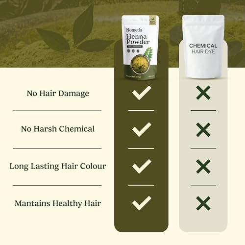 Image of Shudh Online Organic Henna Powder for Hair Growth (100 Grams), Herbal Mehandi, Hena Powder for Hair, Mehendi, Natural black dye - Mehndi Hina - Rajasthani Mehandi for Women