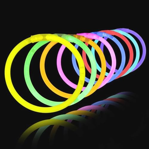 200 Pulseras luminosas glow pack multicolor