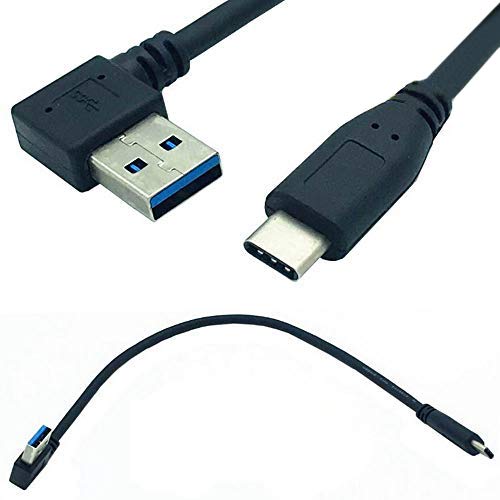 Amazon | TypeC USB 3.1-USB3.0ケーブル L字型右向き（オスにオス