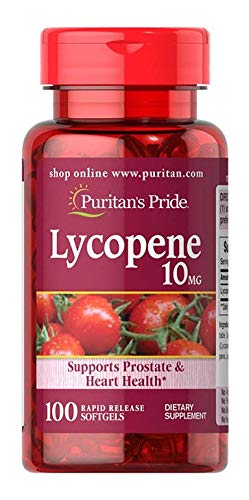 Licopeno 10mg 100 Softgels Puritan's Pride Importado
