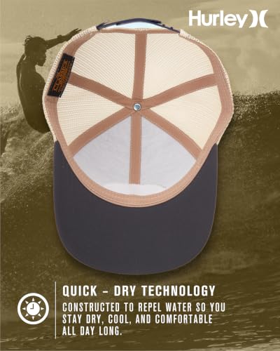 Image of Hurley Mens Hat - Beach Break Trucker Water Resistant Baseball Cap