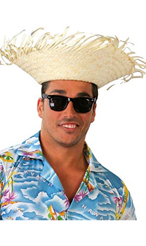 Guirca- Sombrero Paja desflecado, Color Multicolor, u (13622.0)