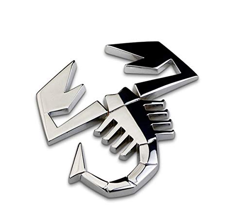FIOLTY de Metal 3D Etiqueta engomada del Coche Bueno Pegatinas Calidad Estilo de Coche Emblema para Abarth Accesorios del Coche Logotipo de Punto 500: