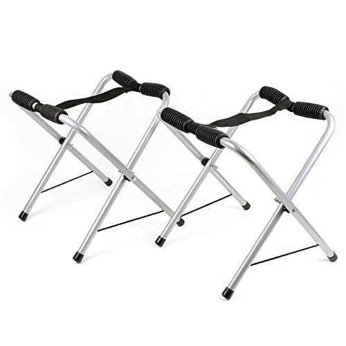 Wiltec Kajak Lagergestell Set aus Aluminium, klappbarer Lagerbock zum...
