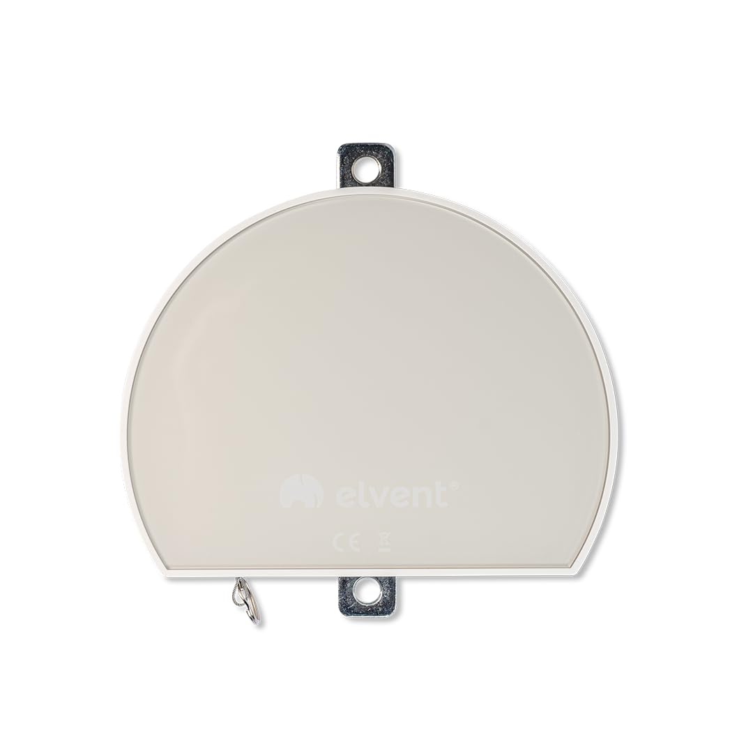 elvent® Lullaby Motor für Federwiege, Made in Germany, Smart-Display, Geräuscharm (Weiß/Mocca)