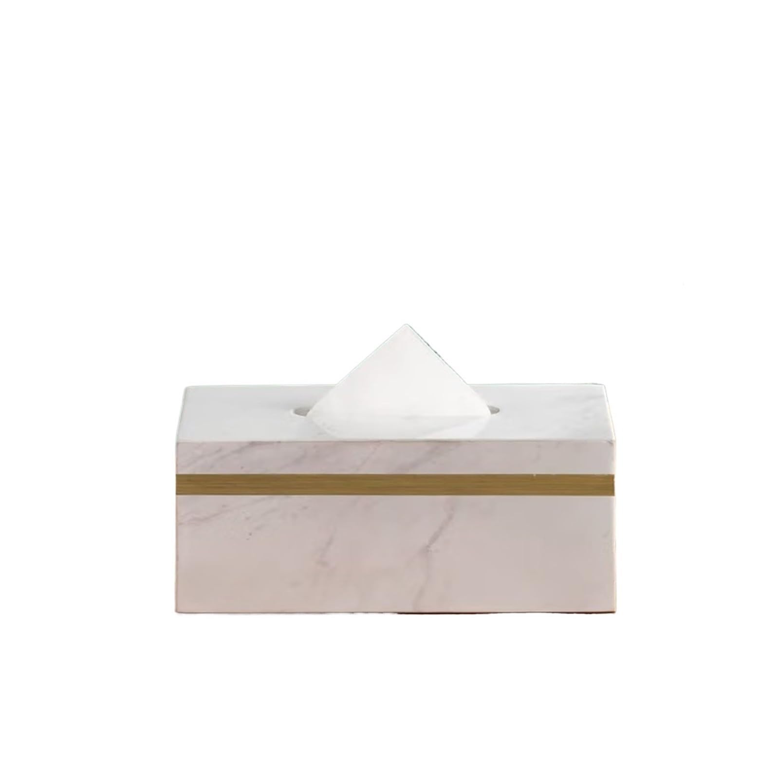 Boîte à mouchoirs en marbre distributeur de papier salon et salle de bain