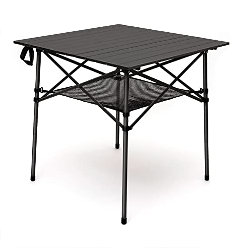 SUNNYFEEL Aluminum Folding Table - Lightweight 4-Person Camp