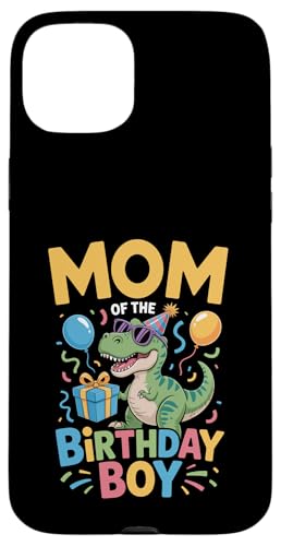 Mom Of The Birthday Party Outfit 恐竜隊 ママ スマホケース iPhone 15 Plus 用