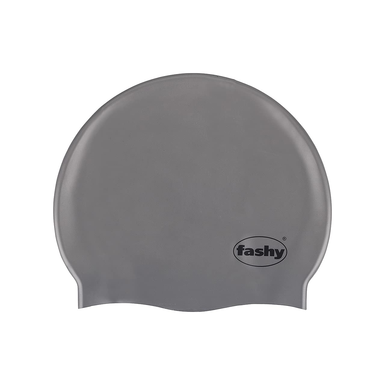 Fashy Silver Silicone Adult Swim Cap