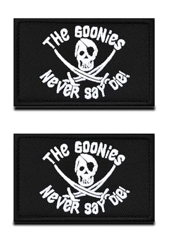 Patch pirate militaire à scratch amovible et résistant pour vêtements