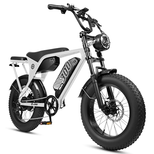 ESKUTE Electric Bike for Adult, 48V 20.8/41.6Ah Battery, 20"×4" Fat Tire with 1500W Motor E-Bike, Off-Road Ebike Up to 30+MPH, 7-Speed Beach Snow Trail Mountain Commuter for Beginner Cyclists V300 image 5