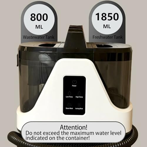 Carpet Cleaner Machine, Multi-functional Cold-Water & High-Temperature Steam Cleaner with Dual-Tank, Handheld Curtain and Sofa Cleaner, Pet Rug Car Deep Cleaning Machine for Commer Cold-Water-Machine - Image 6