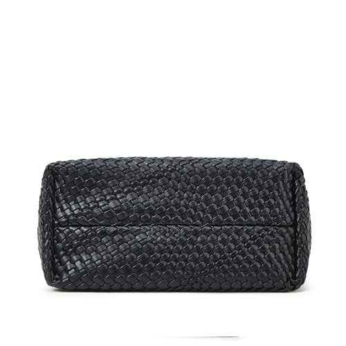 Bolso tote grande tejido para mujer miniatura 4