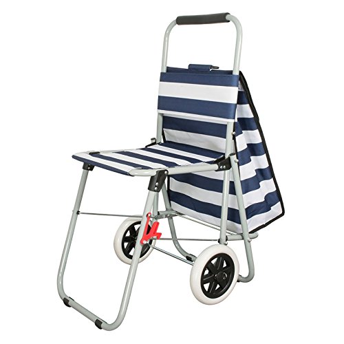 Einkaufstrolley mit Sitz Nordsee – Bild 3