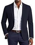 PJ PAUL JONES Men's Casual Blazer Regular Fit Sport Coat One Button Active Suit...