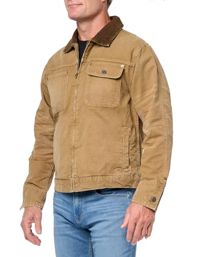 Lucky Brand Men's Corduroy Collar Trucker Jacket